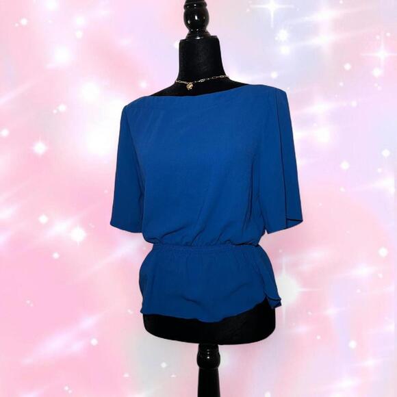 Wilfred Royal Blue T Shirt Y2K 2000s - Picture 3 of 6